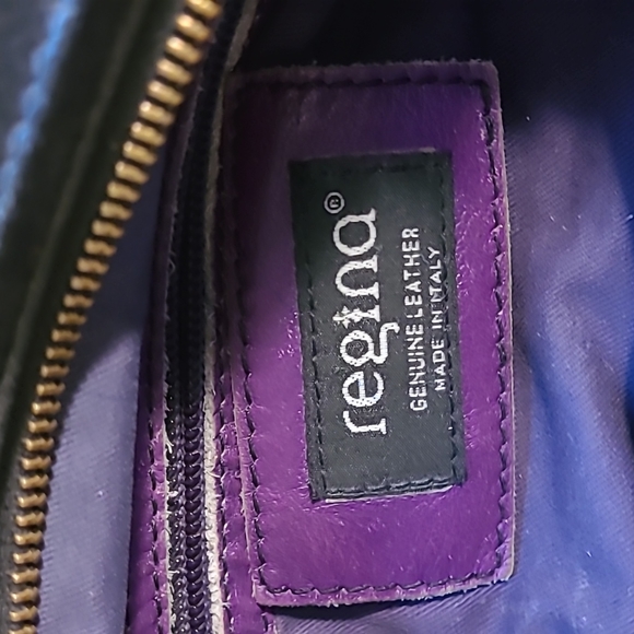 Regina Purse Genuine Soft Leather Studded - Picture 6 of 8